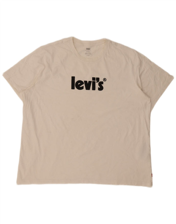 Ανδρικό μπλουζάκι Levi's Relaxed Graphic Top XL Λευκό βαμβακερό