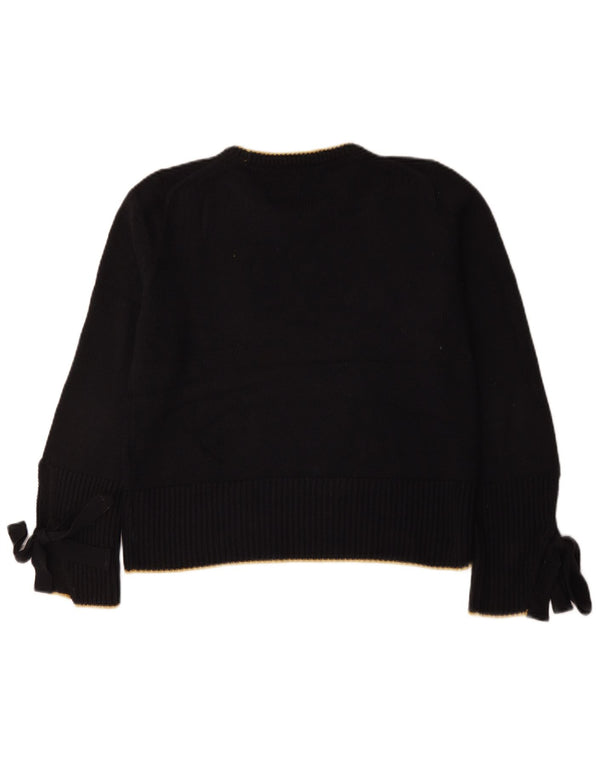Marks & Spencer Γυναικείο πουλόβερ με λαιμόκοψη UK 14 Medium Navy Blue