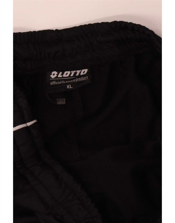 Ανδρική φόρμα Lotto Παντελόνι Joggers XL Μαύρο Πολυεστέρα