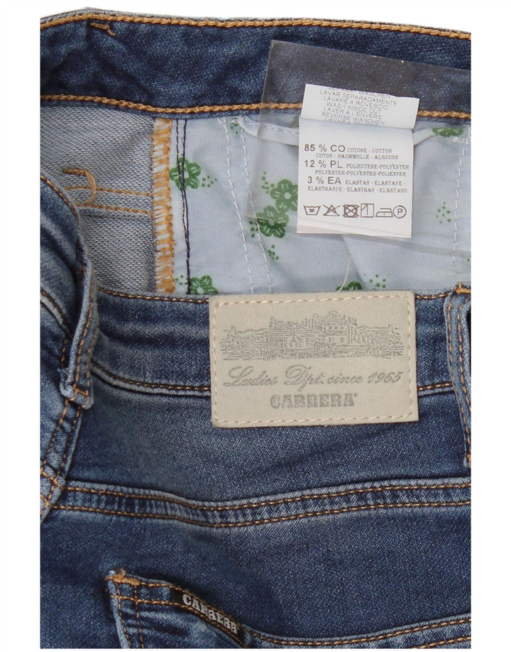Carrera Γυναικείο Crop Slim Jeans W30 L25 Navy Blue Cotton