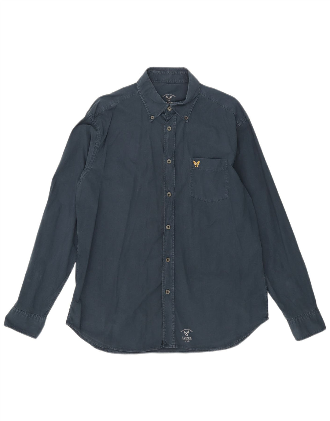 Ανδρικό πουκάμισο Avirex XL Navy Blue Cotton