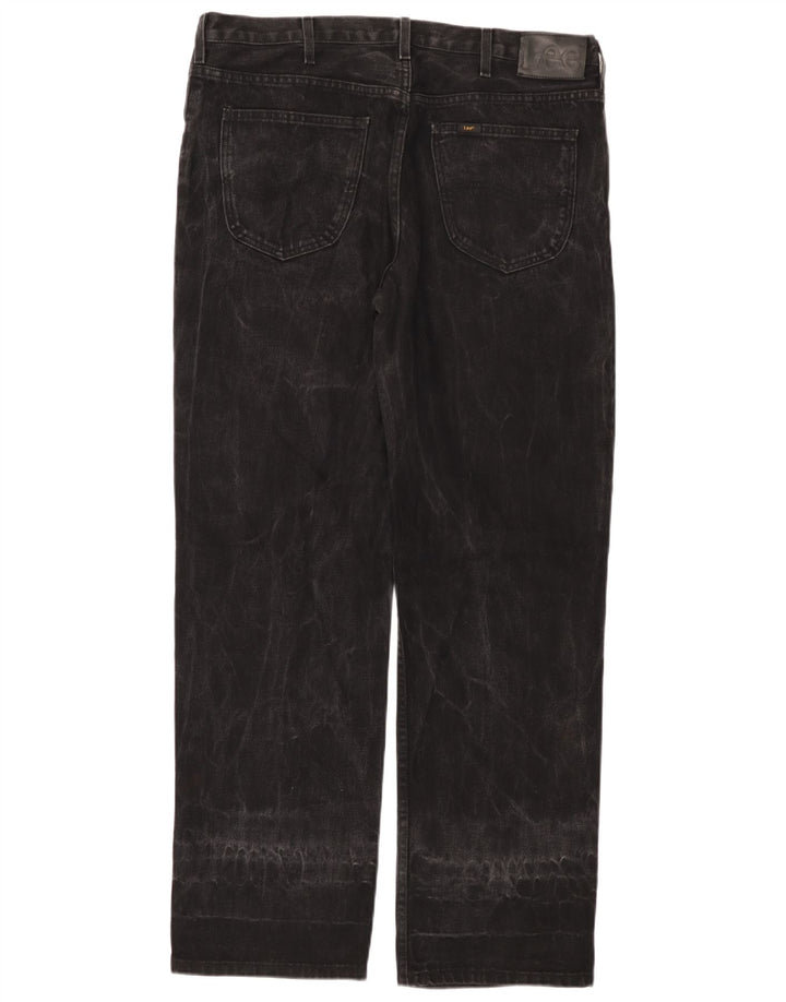 Ανδρικό τζιν Lee Brooklyn Comfort Straight W38 L32 Μαύρο βαμβακερό