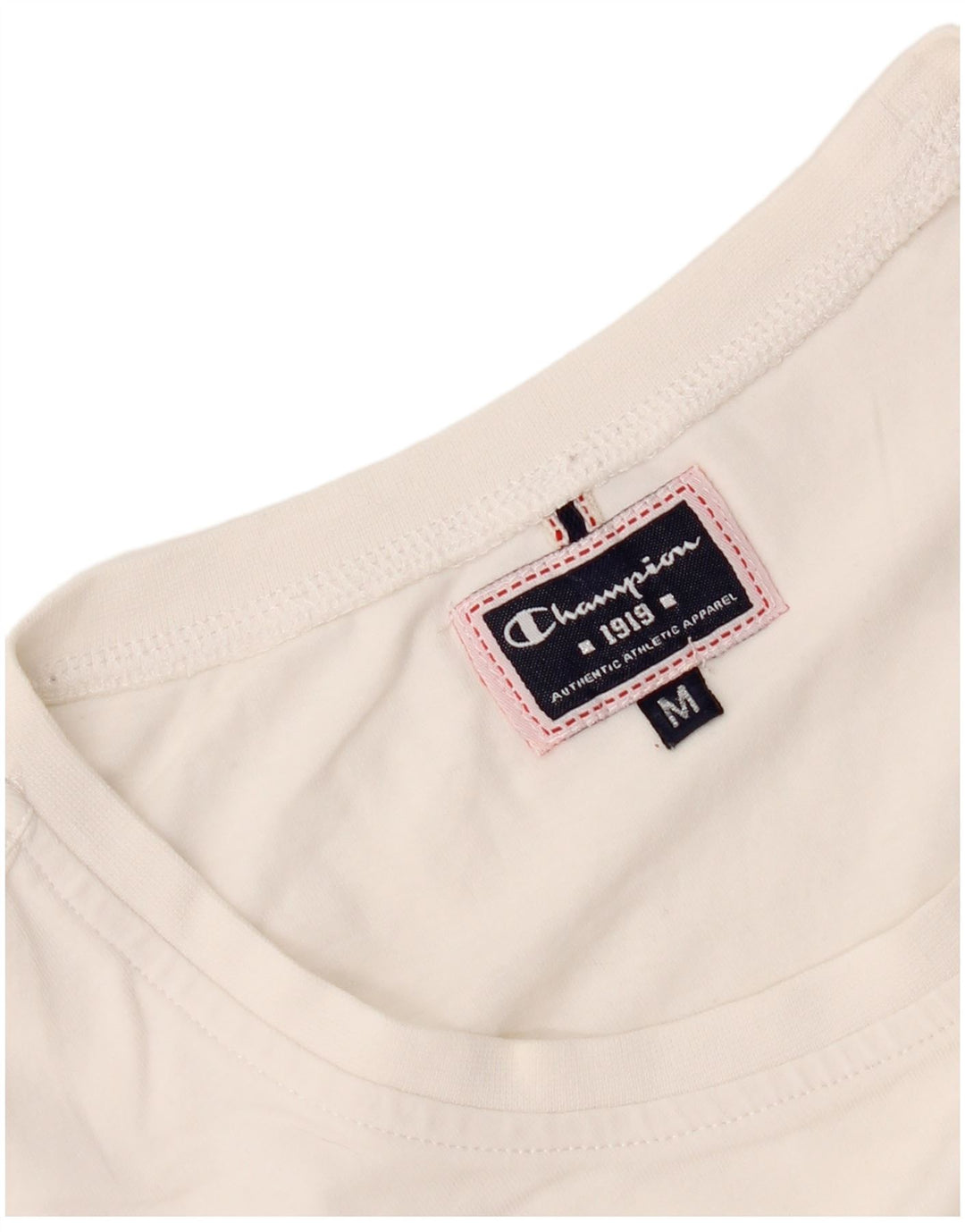 Champion Womens Graphic T-Shirt Top UK 12 Medium White