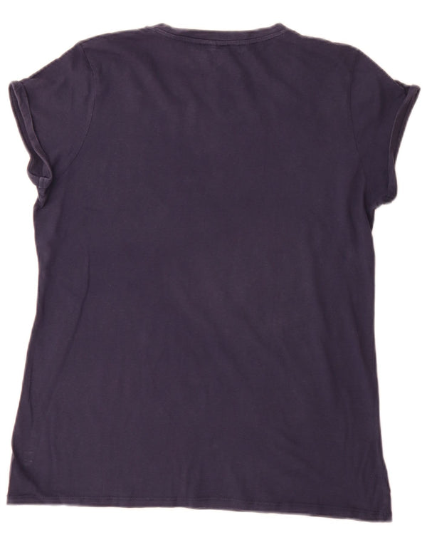 Γυναικείο γραφικό μπλουζάκι Maui and Sons Top UK 18 XL Navy Blue Cotton