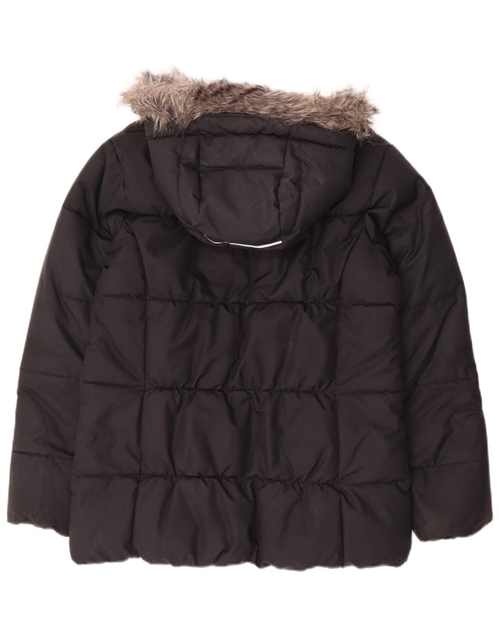 Columbia Γυναικείο μπουφάν με κουκούλα UK 18 XL Μαύρο πολυεστέρα