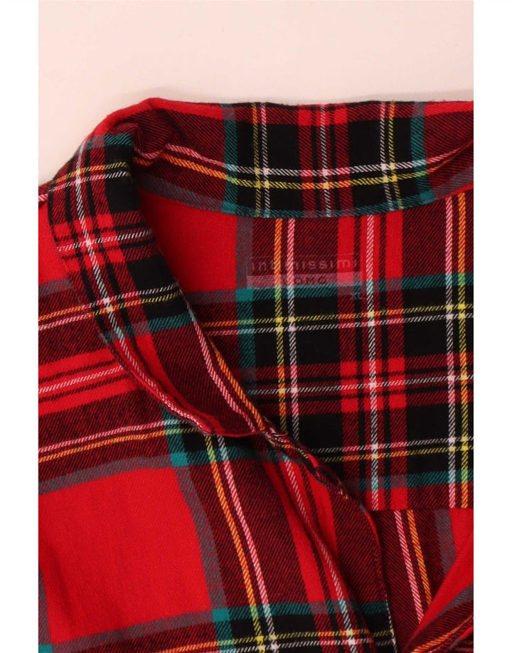 Ανδρικό φανελένιο πουκάμισο Intimissimi XL Red Check