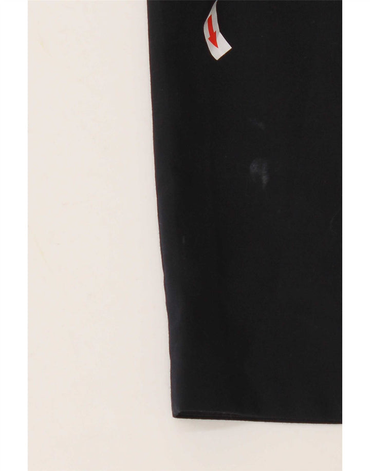 Marks & Spencer Γυναικείο ίσιο παντελόνι W32 L33 Navy Blue Wool