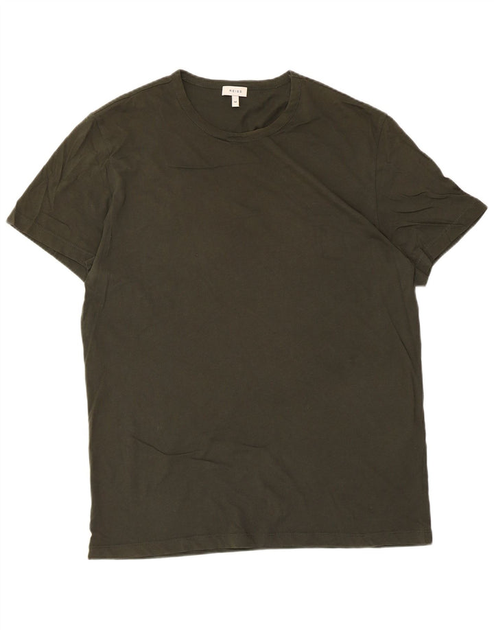 Ανδρικό T-Shirt Reiss Top Μεσαίο χακί βαμβακερό