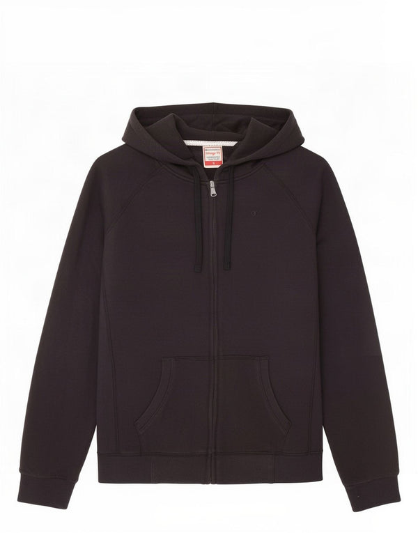 Champion Women Heritage Fit Zip Hoodie πουλόβερ UK 18 XL μαύρο βαμβακερό