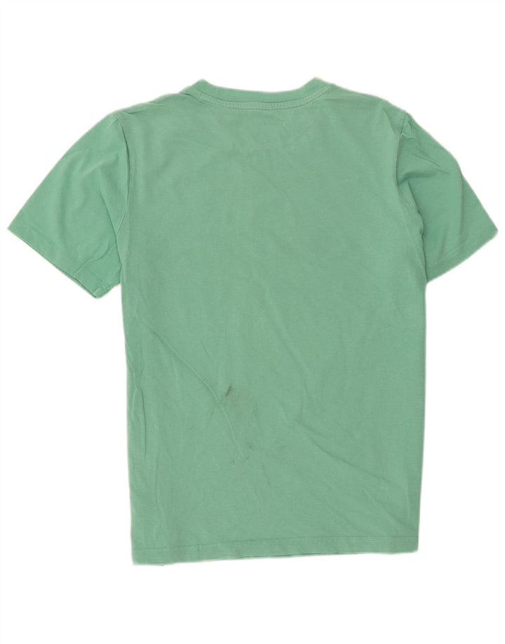 Ανδρικό γραφικό T-Shirt Puma Τοπ μεσαίο τιρκουάζ βαμβακερό