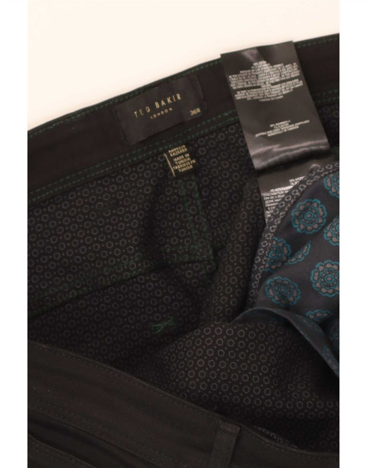 Ανδρικό τζιν ίσιο Ted Baker W36 L26 μαύρο βαμβακερό