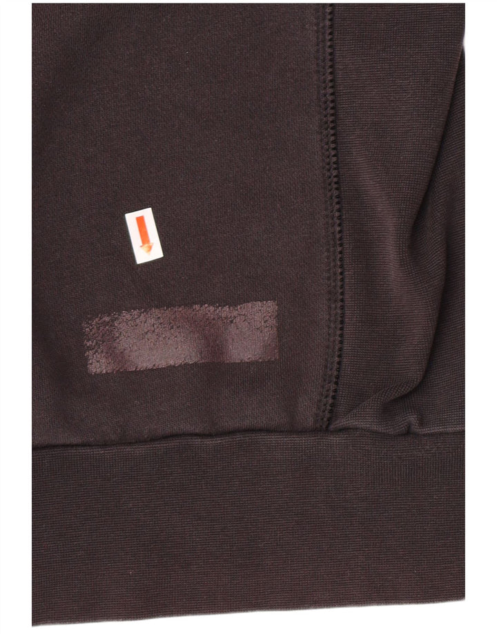 ADIDAS Mens Graphic Sweatshirt Jumper Large Black Cotton