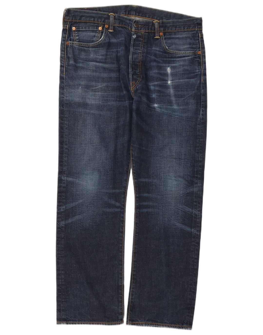 LEVI'S Ανδρικό τζιν 501 ίσιο W36 L30 Navy Blue Cotton