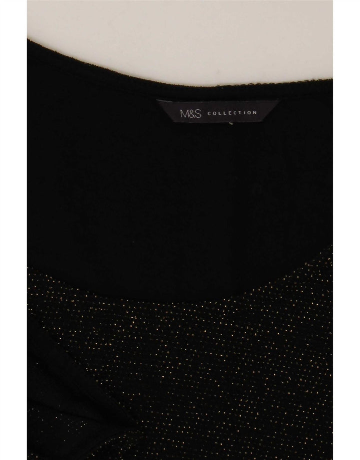 Marks & Spencer Γυναικείο Τοπ UK 14 Medium Black Flecked