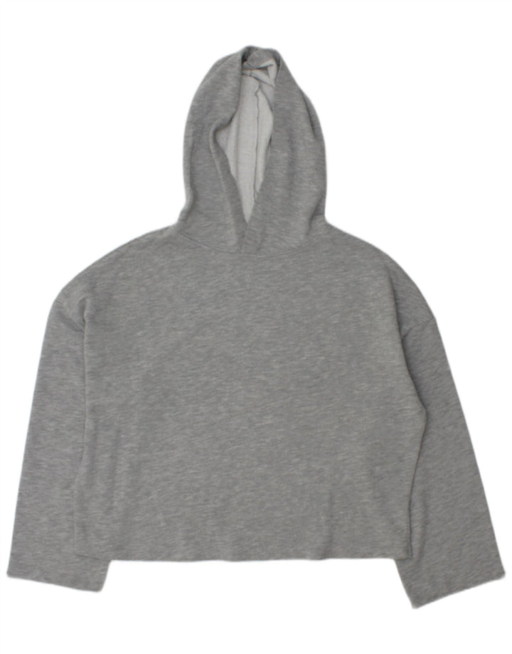 Zara Γυναικείο Hoodie Jumper UK 14 Medium Grey Polyester