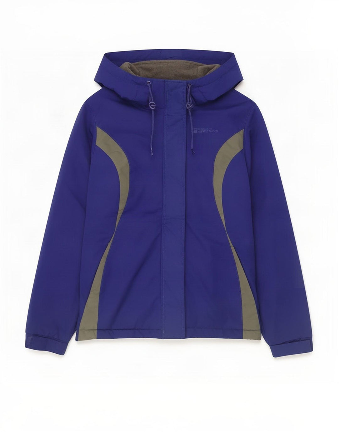 Mountain Warehouse Γυναικείο μπουφάν σκι με κουκούλα UK 8 Small Blue Colourblock