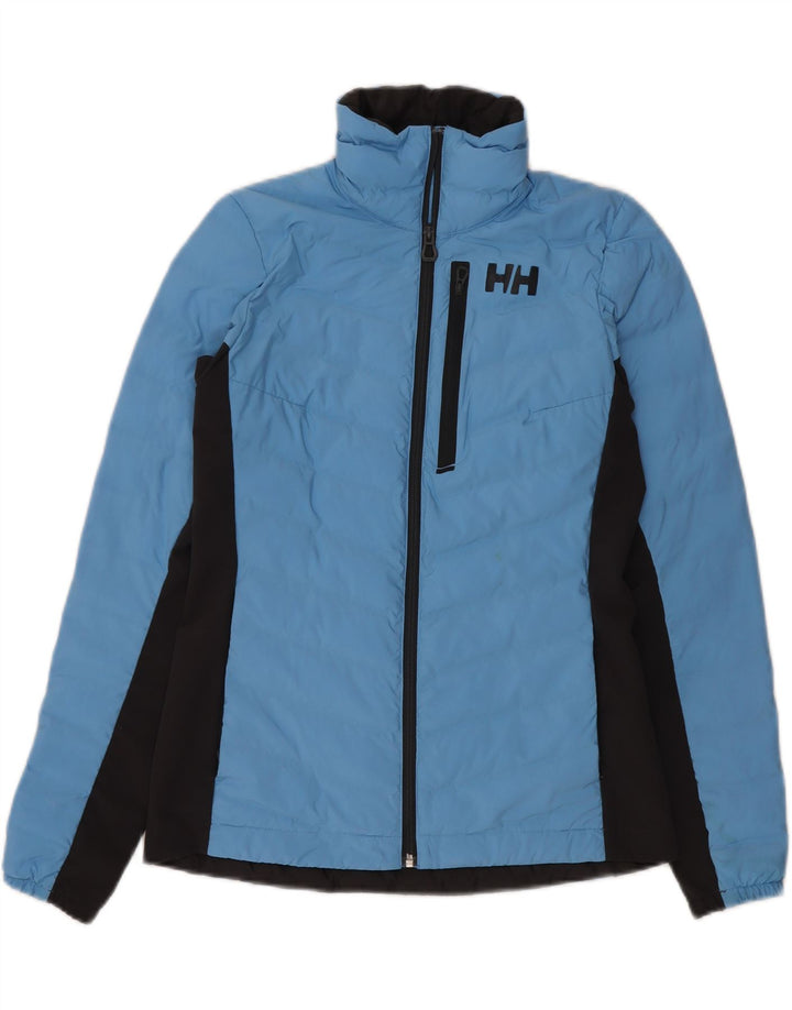 Helly Hansen Γυναικείο μπουφάν με επένδυση UK 10 Small Blue Colorblock Πολυεστέρας