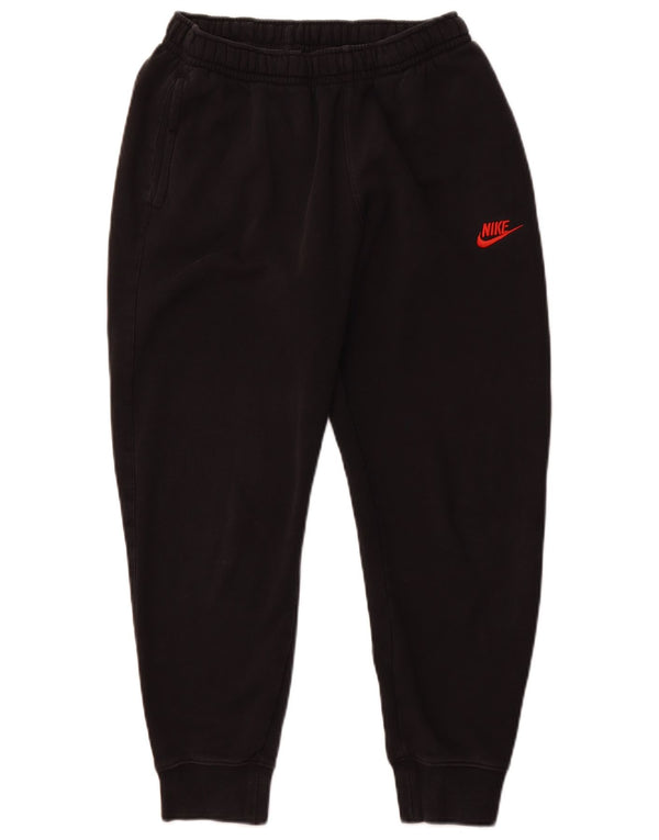 Ανδρική φόρμα NIKE Παντελόνι Joggers Μικρό μαύρο βαμβακερό