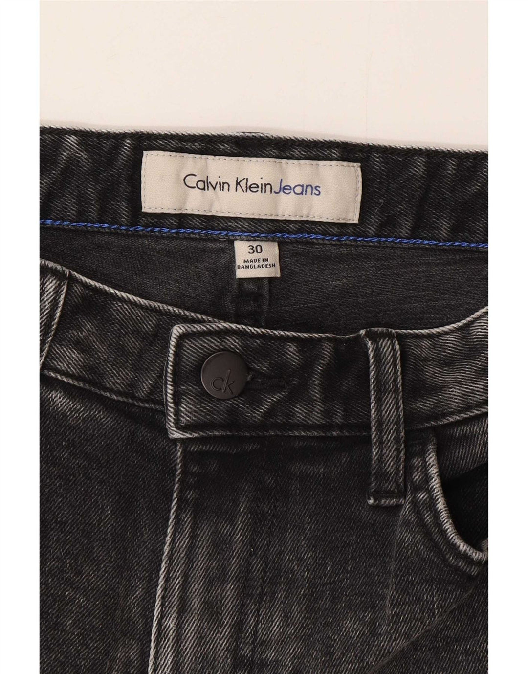 Ανδρικό τζιν σορτς Calvin Klein W30 Βαμβακερό μεσαίο γκρι