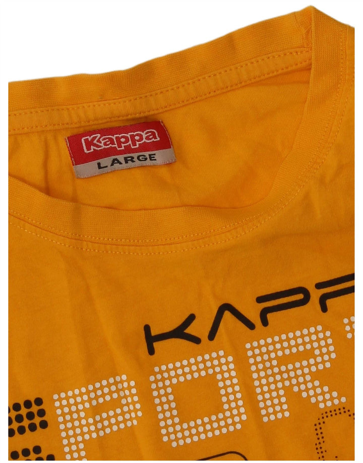 Γυναικείο γραφικό γιλέκο Kappa Top UK 14 Large Orange