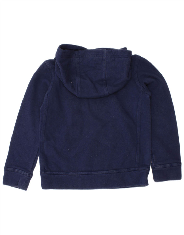 NIKE Boys Hoodie Jumper 3-4 Years XS Navy Blue Cotton