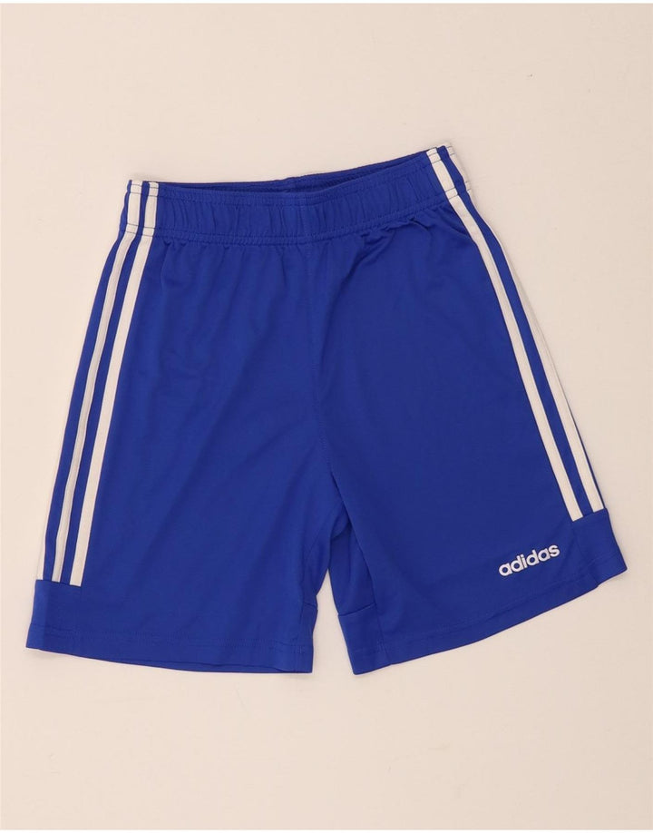Αθλητικό σορτς Adidas Boys Climalite 11-12 ετών μπλε πολυεστέρα