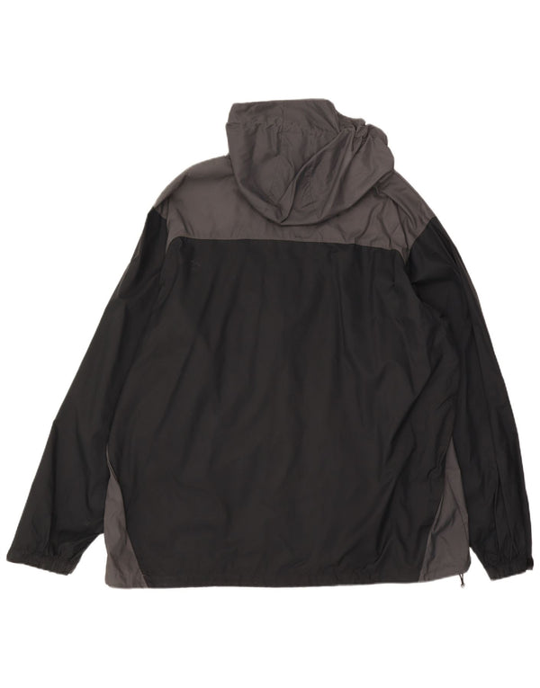 Columbia Ανδρικό μπουφάν βροχής με κουκούλα UK 44 2XL μαύρο νάιλον χρώματος