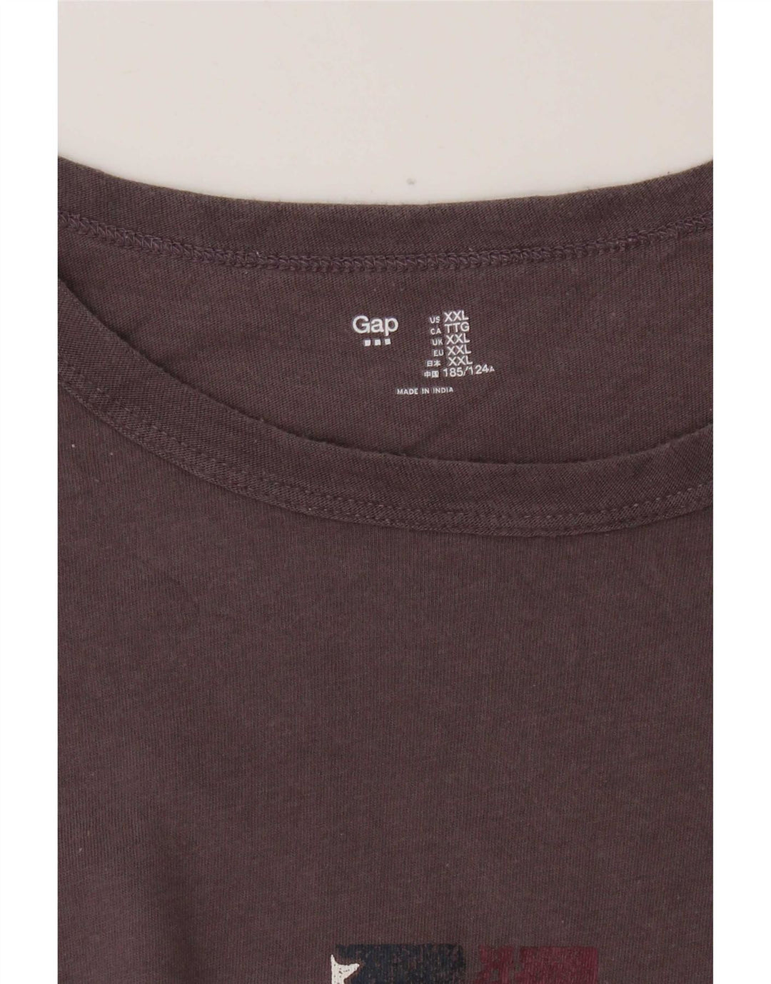 Ανδρικό T-Shirt Gap Graphic Top 2XL Καφέ