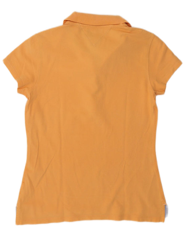 Tommy Hilfiger Γυναικείο Slim Fit Polo Shirt UK 12 Medium Orange
