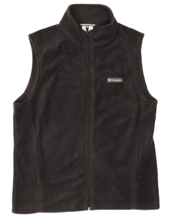 Columbia Mens Fleece Gilet UK 40 Large Black Polyester