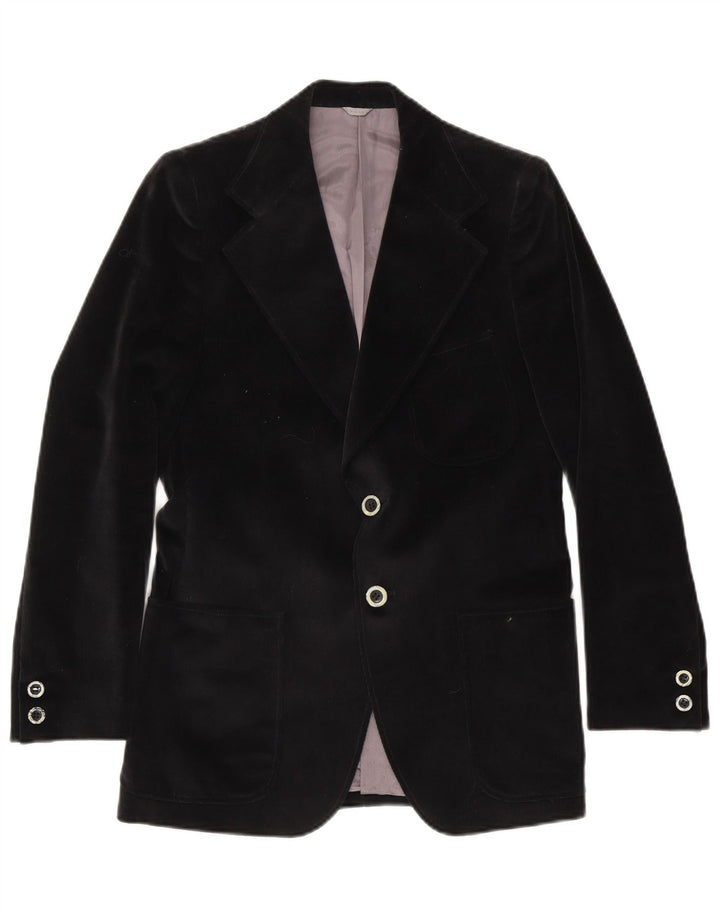 Vintage Ανδρικό Μπουφάν Blazer 2 Κουμπιών IT 48 Μεσαίο Μαύρο