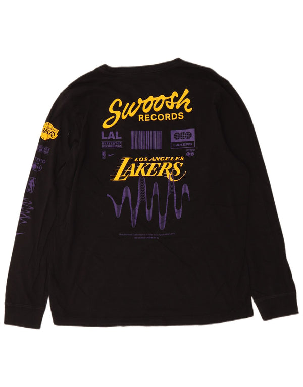 Ανδρικό γραφικό τοπ Nike Los Angeles Lakers, μακρυμάνικο μεγάλο, βαμβακερό