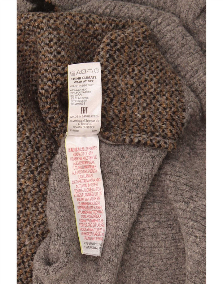 Marks & Spencer Γυναικείο πουλόβερ με λαιμό χελώνα UK 18 XL Γκρι