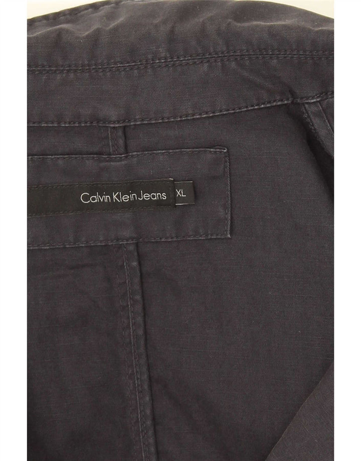 Calvin Klein Ανδρικό σακάκι με 1 κουμπί UK 42 XL Navy Blue