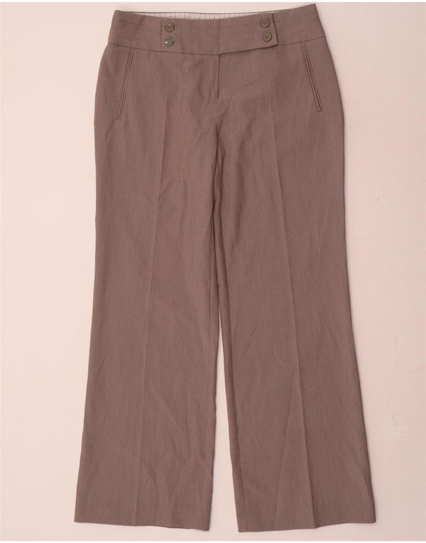 Marks & Spencer Γυναικείο φαρδύ παντελόνι casual UK 12 Medium W30 L31 Grey