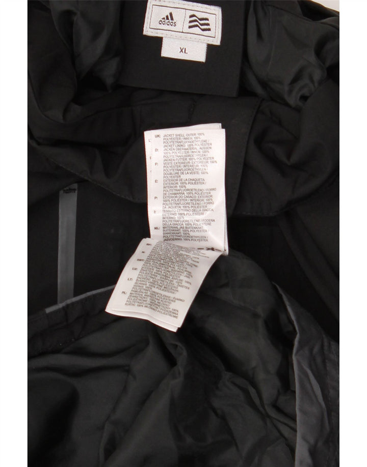 Ανδρικό γραφικό τζάκετ ADIDAS Windbreaker UK 42 XL Black Colourblock