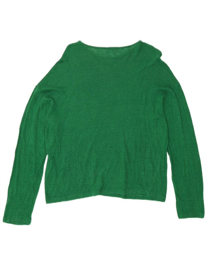 Γυναικείο Jigsaw Oversized Top μακρυμάνικο UK 10 Small Green