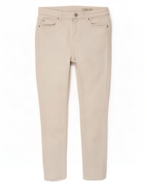 Marks & Spencer Womens The Ivy Crop Skinny Jeans UK 10 Small W27 L25 White
