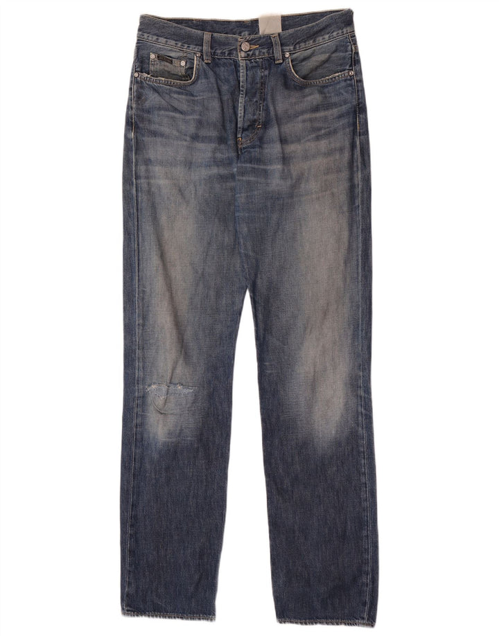 Ανδρικό τζιν Calvin Klein Distressed Straight W32 L34 Blue