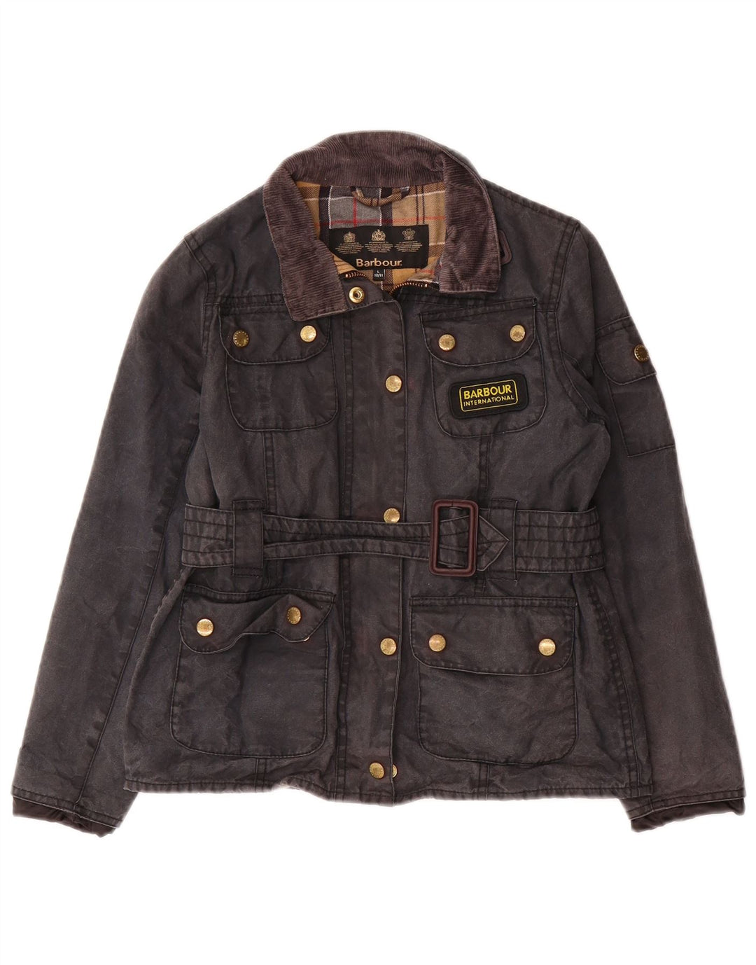 Μπουφάν Barbour Girls Utility 10-11 Years Large Μαύρο