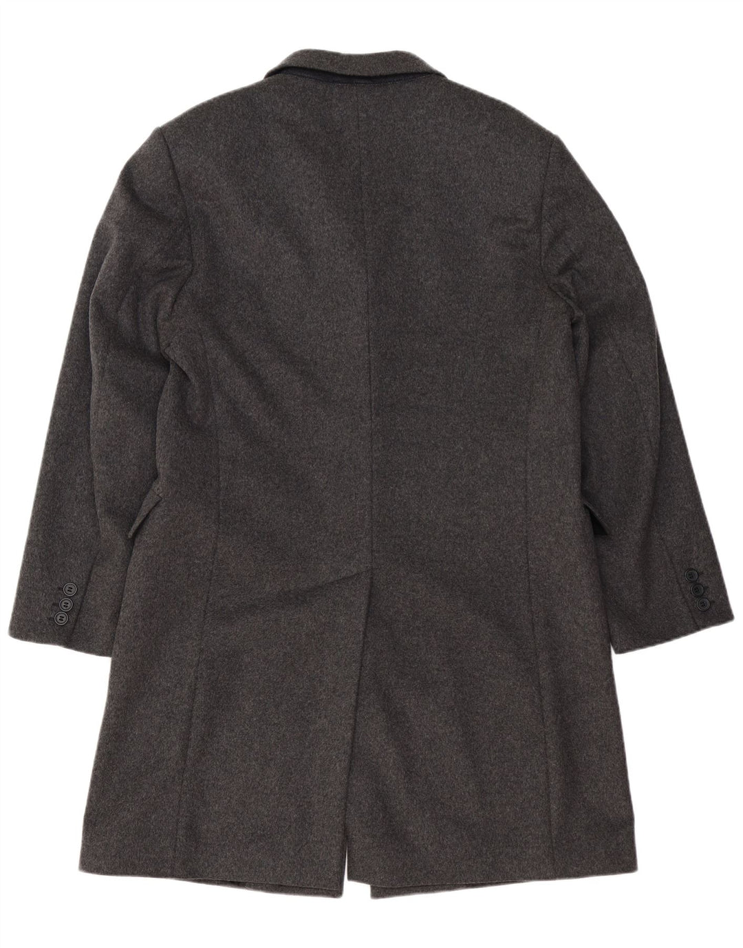 BENETTON Ανδρικό Πανωφόρι IT 52 XL Γκρι Μαλλί