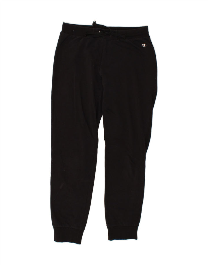 CHAMPION Womens Tracksuit Trousers Joggers UK 14 Medium  Black Vintage Champion and Second-Hand Champion from Messina Hembry 