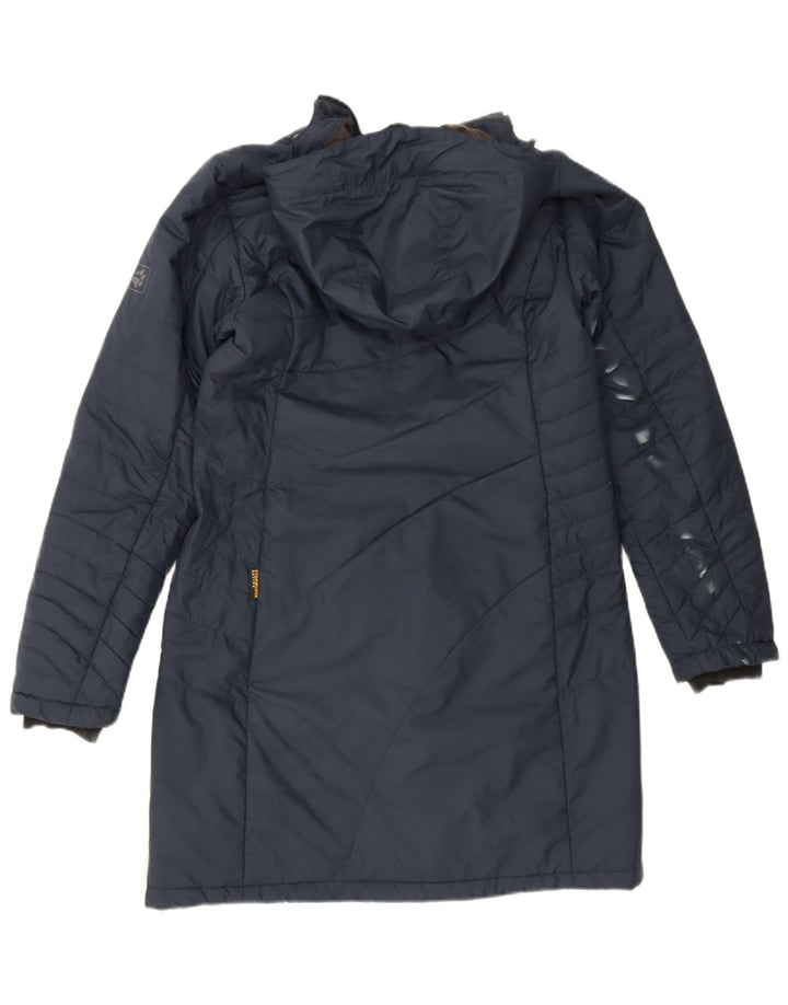 Jack Wolfskin Ανδρικό παλτό με κουκούλα UK 12/14 Medium Navy Blue Polyester