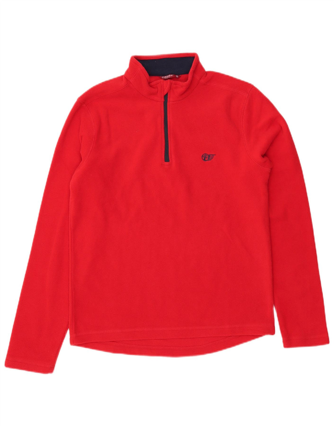 Carrera Ανδρικό φερμουάρ Fleece Jumper Μεσαίου Κόκκινου Πολυεστέρα