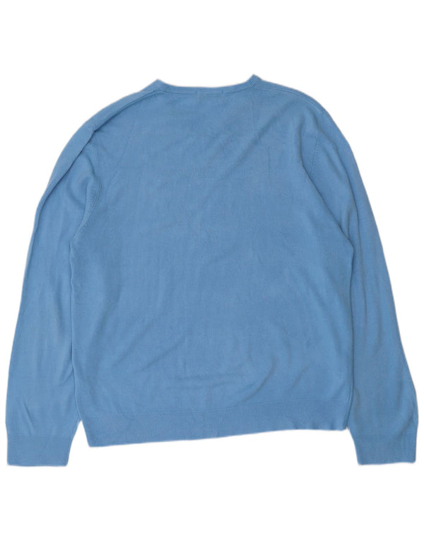 Ανδρικό πουλόβερ Marks & Spencer Blue Harbour με V-Neck Jumper XL Ακρυλικό