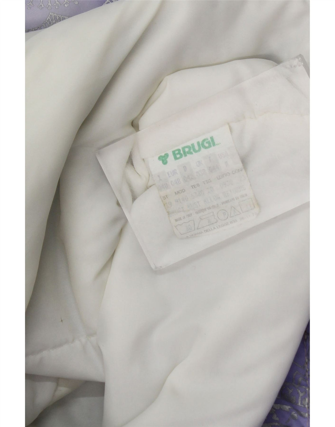 Brugi Γυναικείο Μπουφάν σκι Oversized Μέγεθος 48 Μωβ Paisley Polyamide