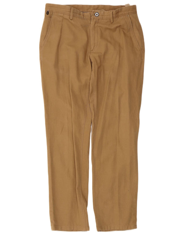 Massimo Dutti Ανδρικό παντελόνι Chino με καθημερινή εφαρμογή EU 40 Medium W31 L29 Beige