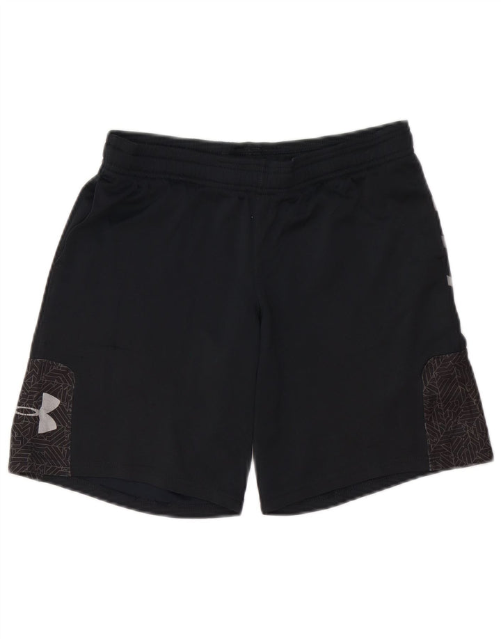 UNDER ARMOR Αγόρια Αθλητικό Σορτς 9-10 ετών Μεσαίο Μαύρο Πολυεστέρα