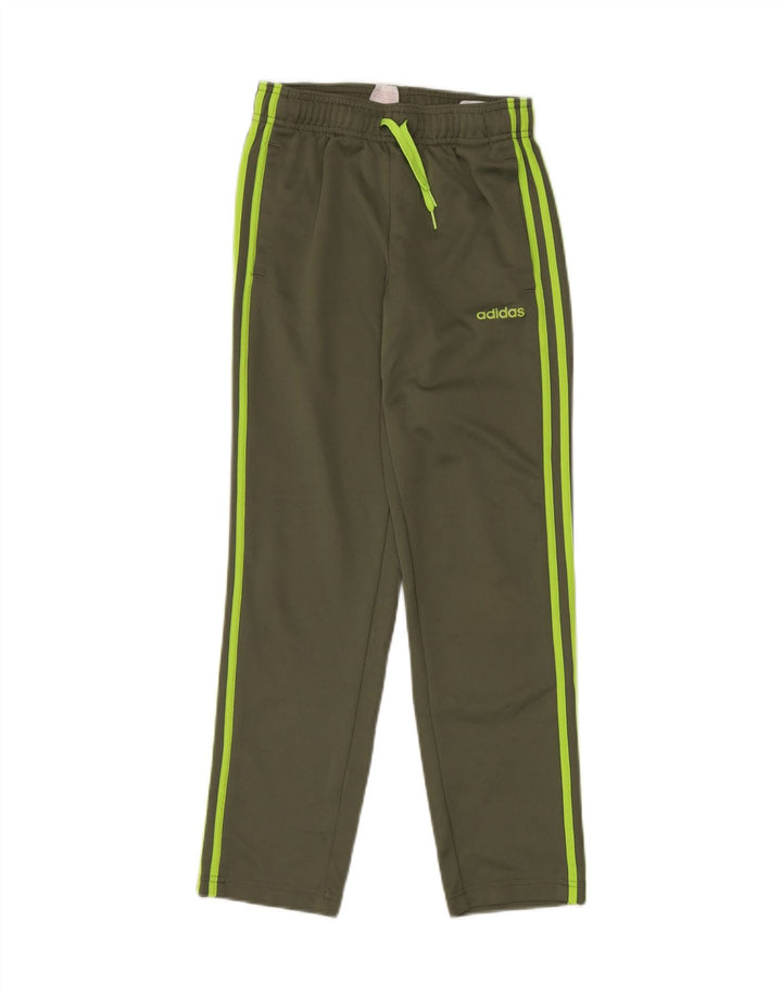 Παντελόνι αθλητικής φόρμας ADIDAS Boys Climalite 11-12 ετών Khaki Polyester