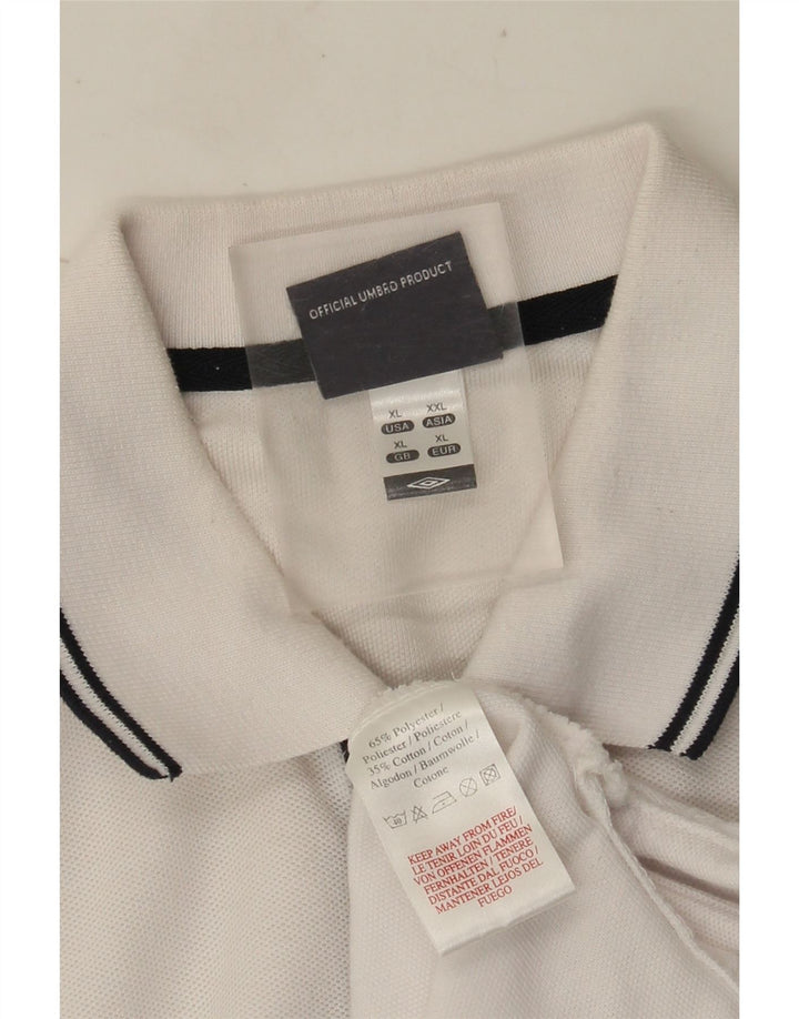 Ανδρικό πουκάμισο Umbro Polo XL Λευκό πολυεστέρα